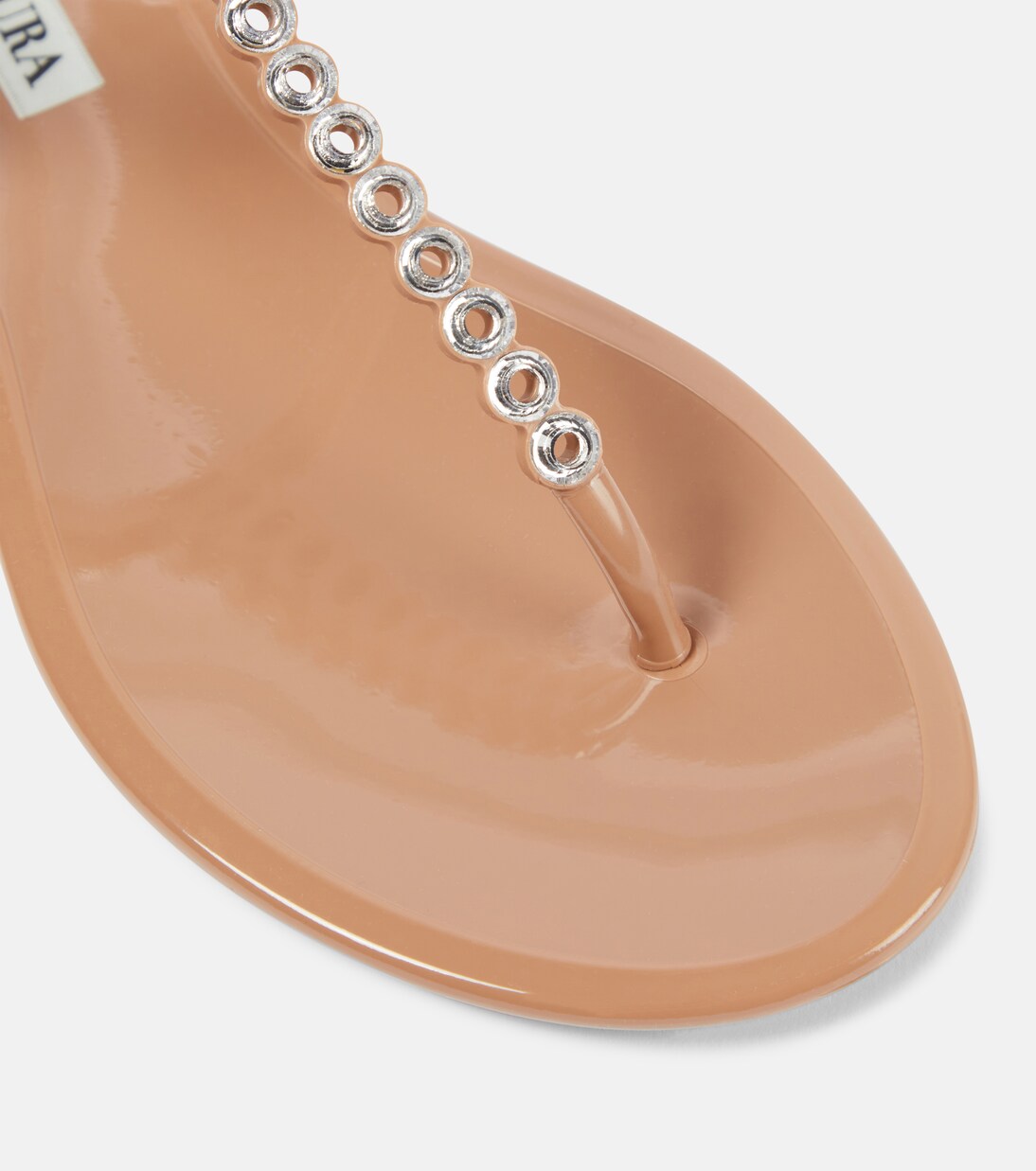 Almost Bare embellished PVC sandals | Aquazzura