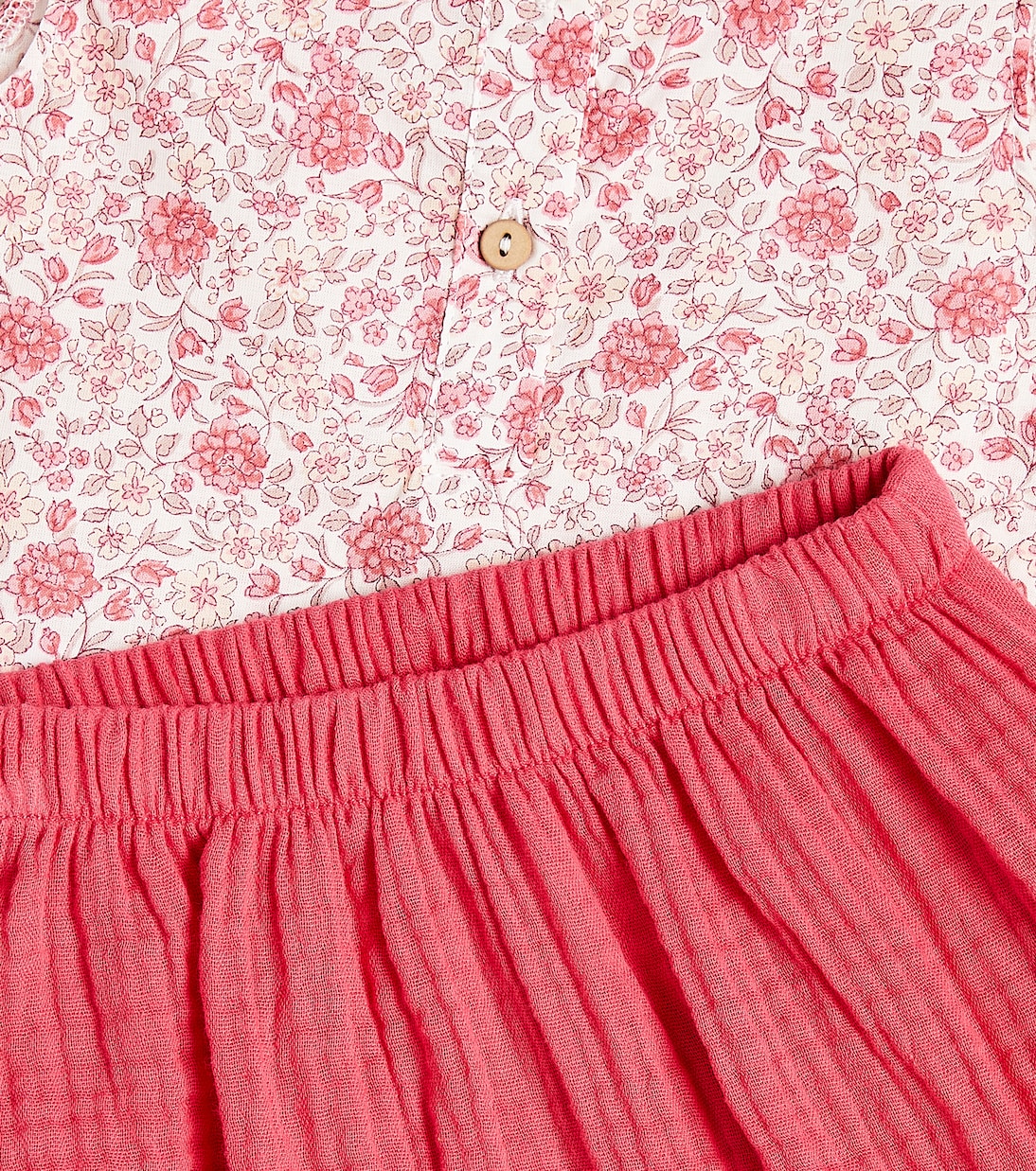 Bebé - set de vestido y braga de algodón | Il Gufo