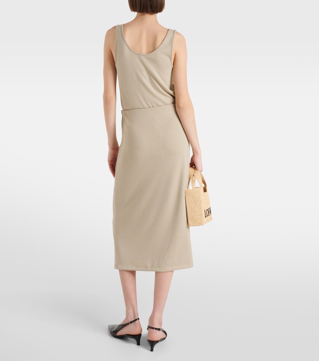 Jersey wrap skirt | Vince