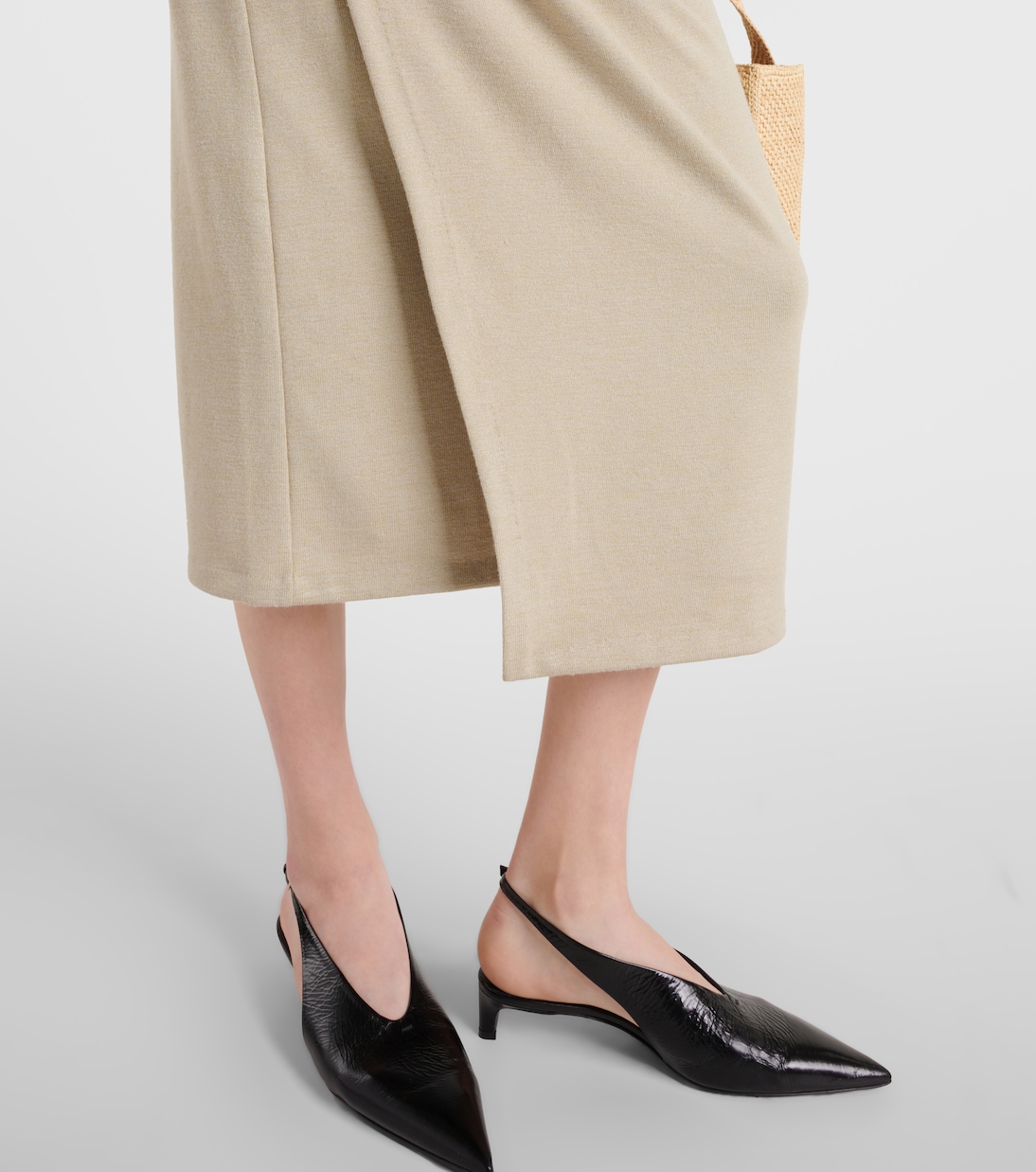 Jersey wrap skirt | Vince