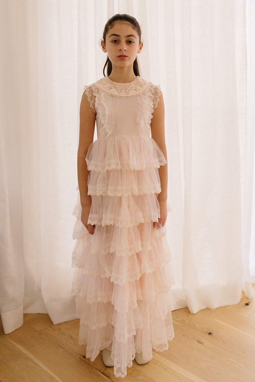 Ruffled tulle dress | Petite Amalie  