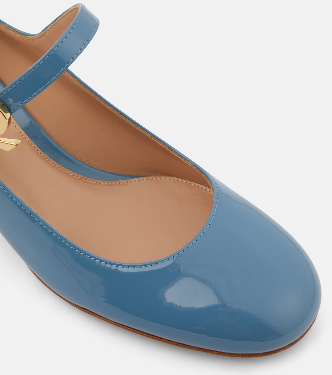 Escarpins Mary Ribbon en cuir verni | Gianvito Rossi