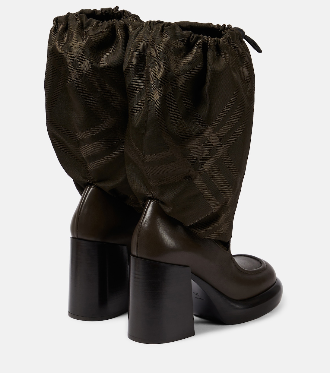 Botas altas con Burberry Check | Burberry