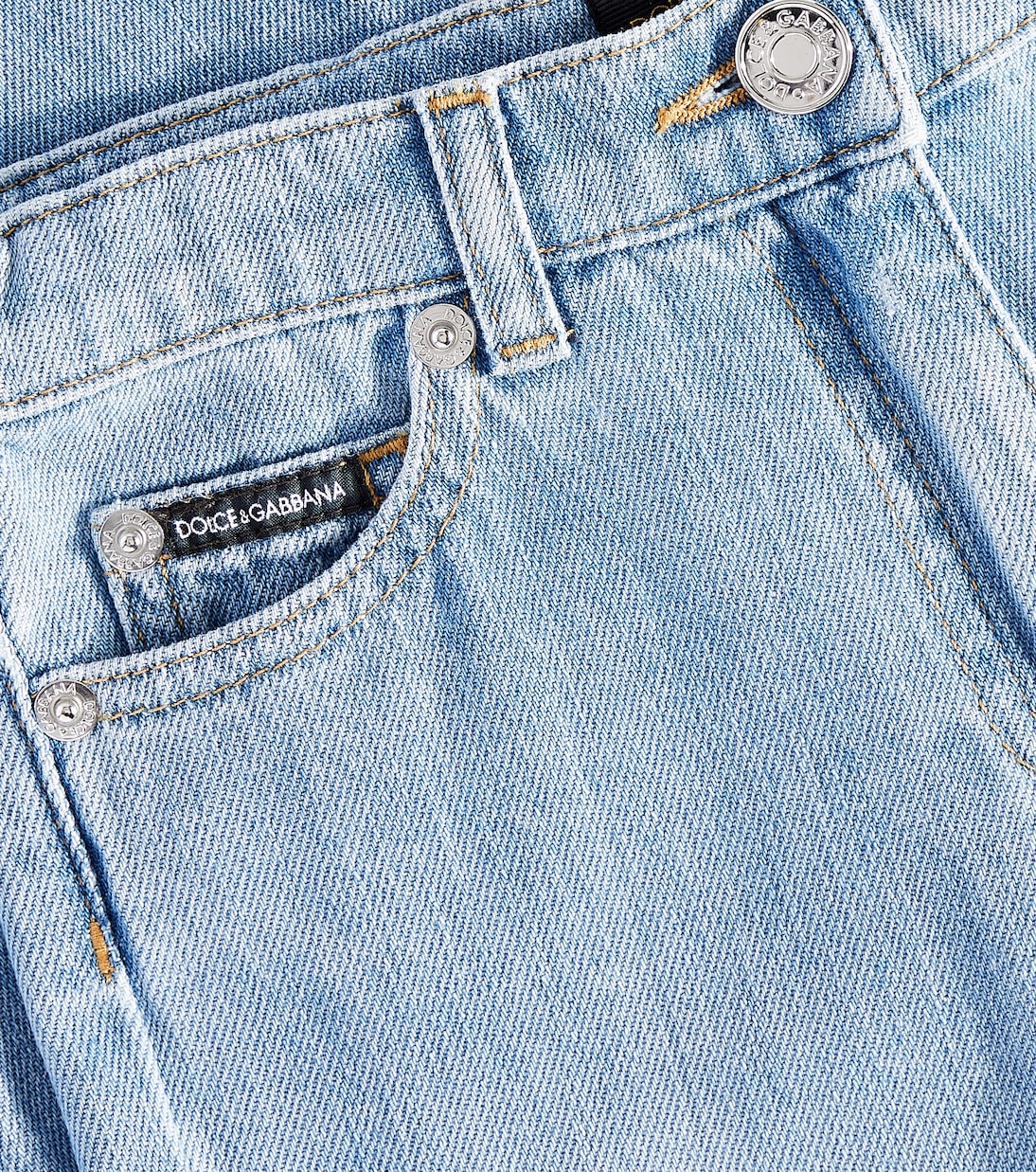 Jeans flared con logo | Dolce&Gabbana Kids