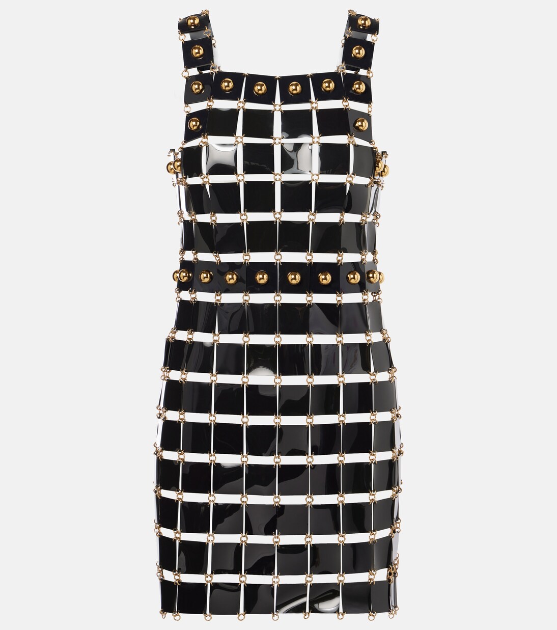 فستان قصير بمسامير | Rabanne