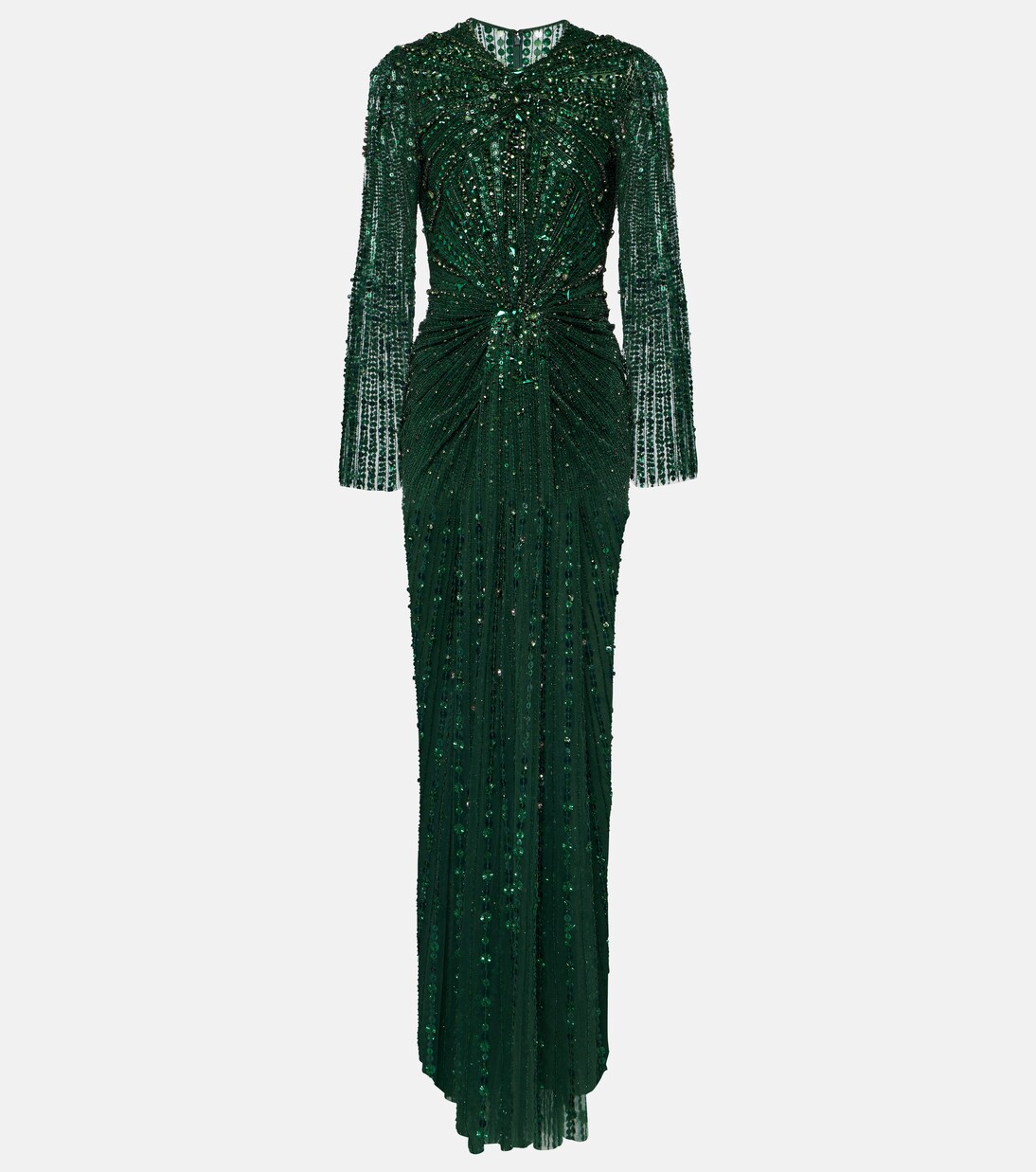Abito lungo Anja con paillettes | Jenny Packham