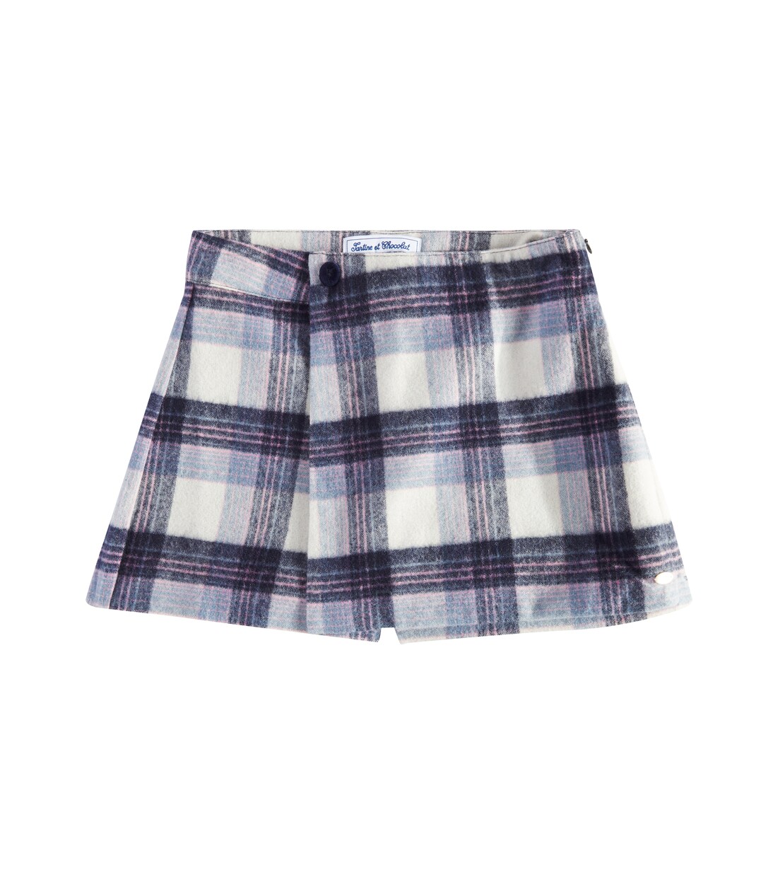 Checked wool-blend skort | Tartine et Chocolat