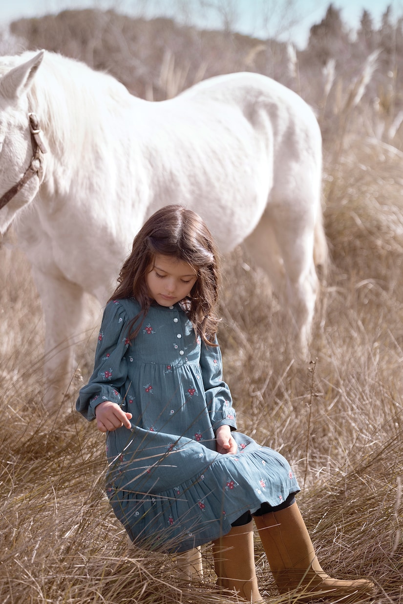 Robe brodée en coton | Tartine et Chocolat