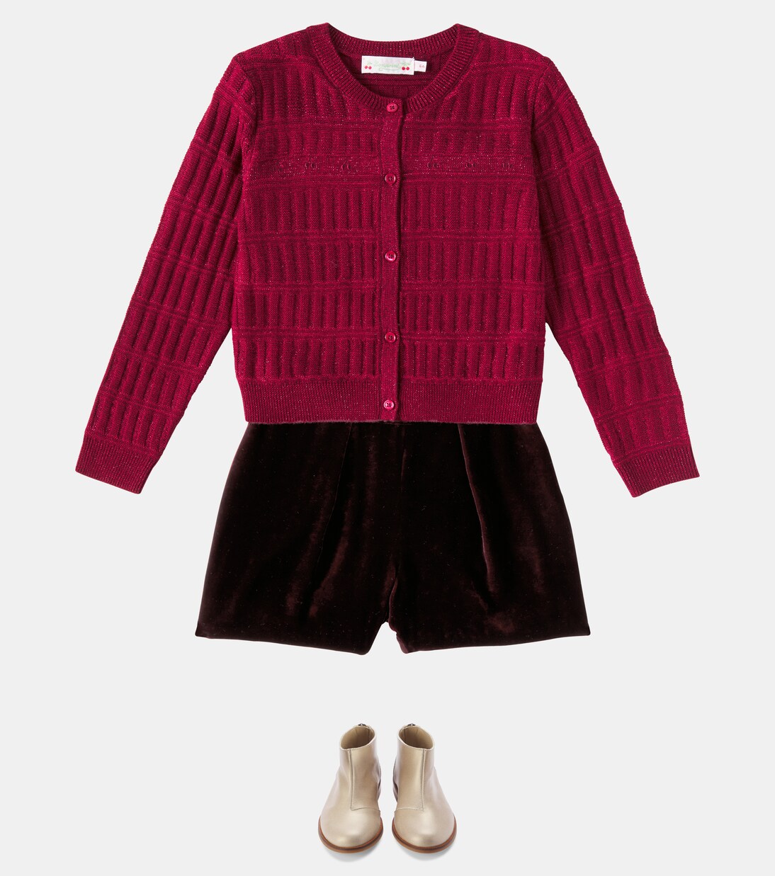 Flash velvet shorts | Bonpoint