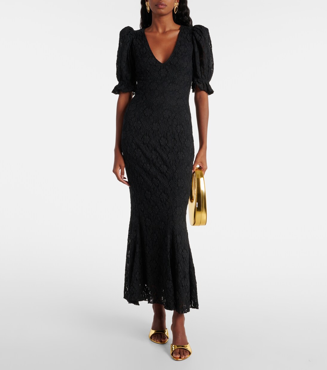 Abito lungo in pizzo | Rotate