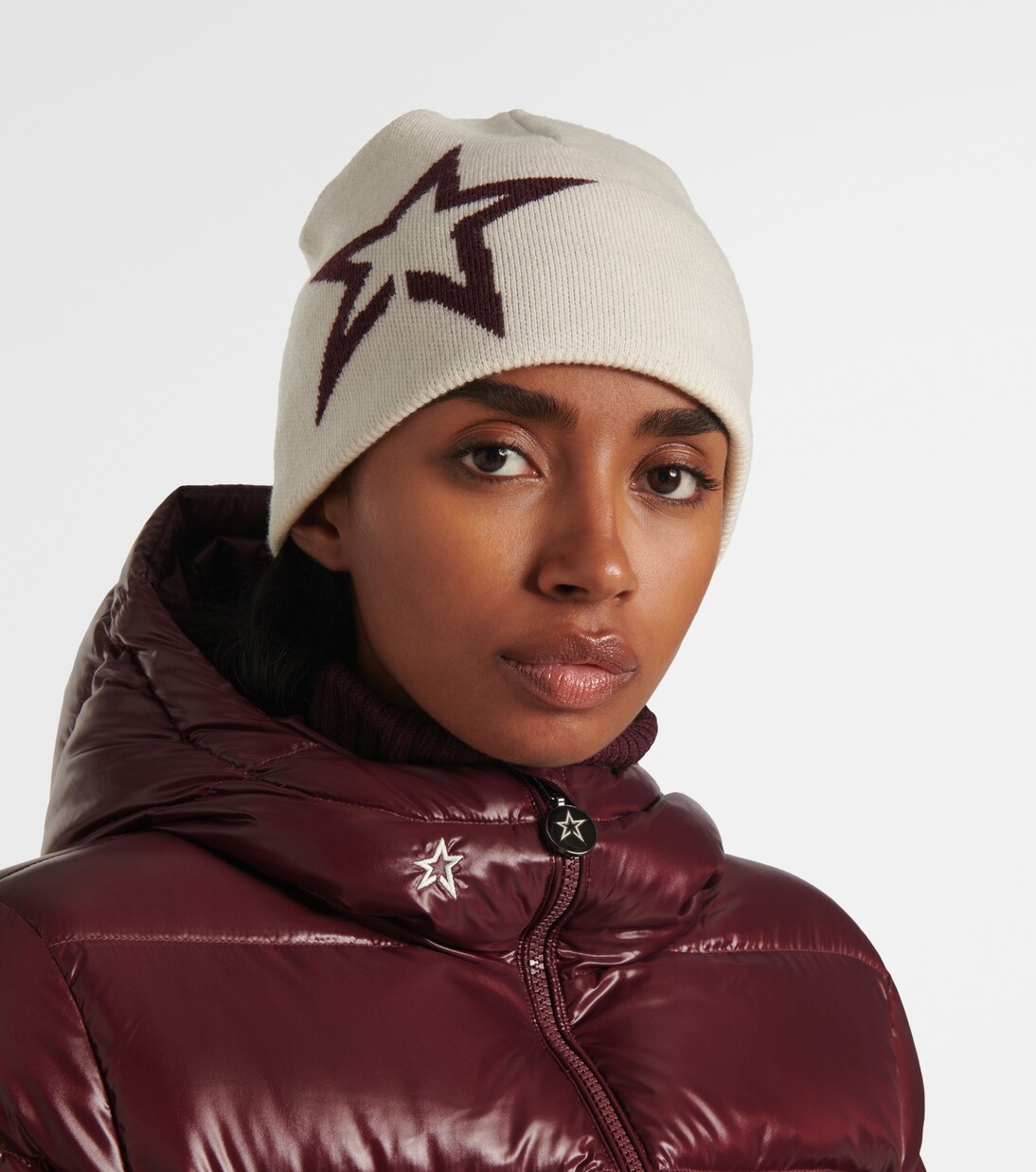 Printed wool beanie | Perfect Moment