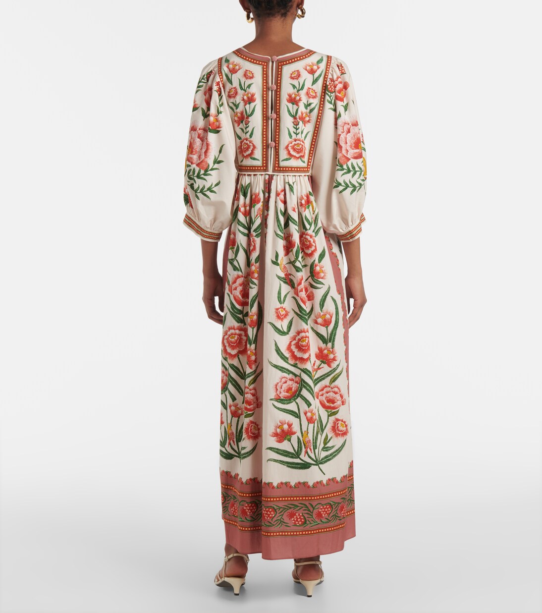 Robe longue Ainika à fleurs | Farm Rio