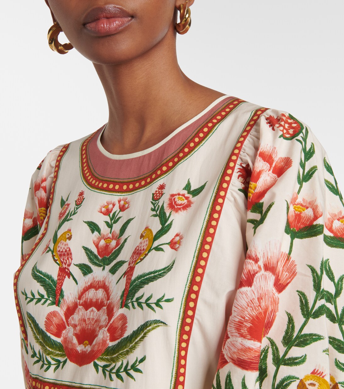 Robe longue Ainika à fleurs | Farm Rio