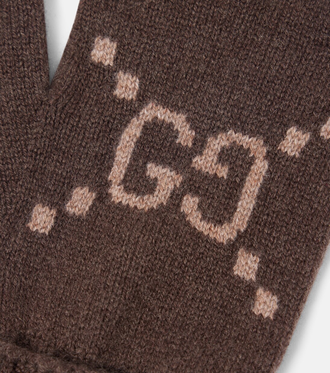 Gants GG en jacquard de cachemire | Gucci
