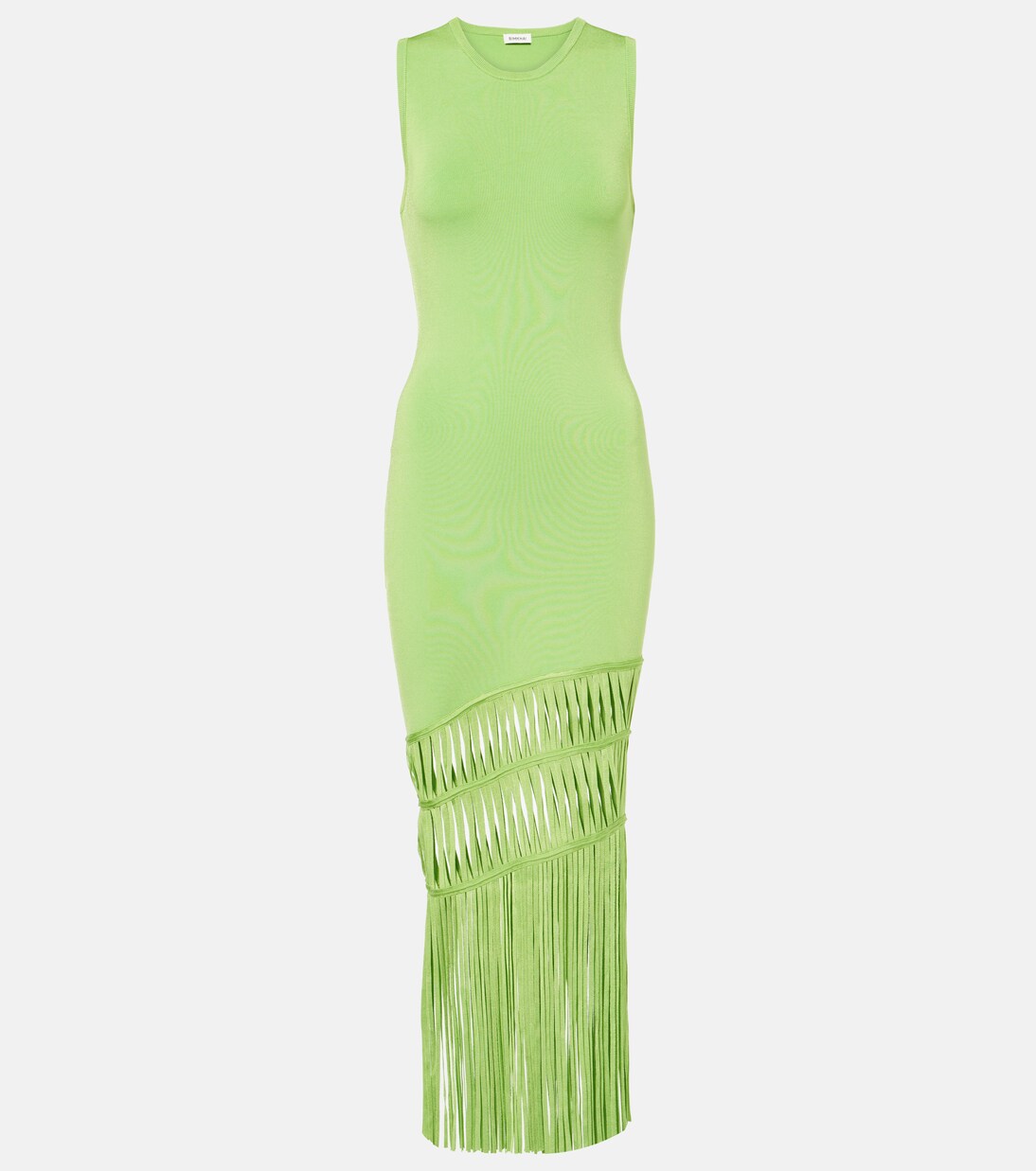 Robe longue Brookes à franges | Simkhai