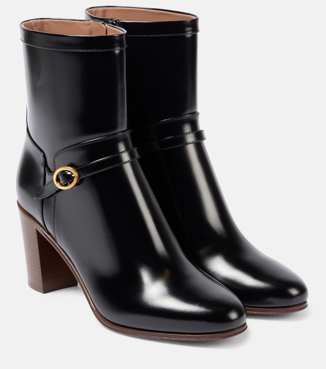 Pattie 75 leather ankle boots | Valentino Garavani