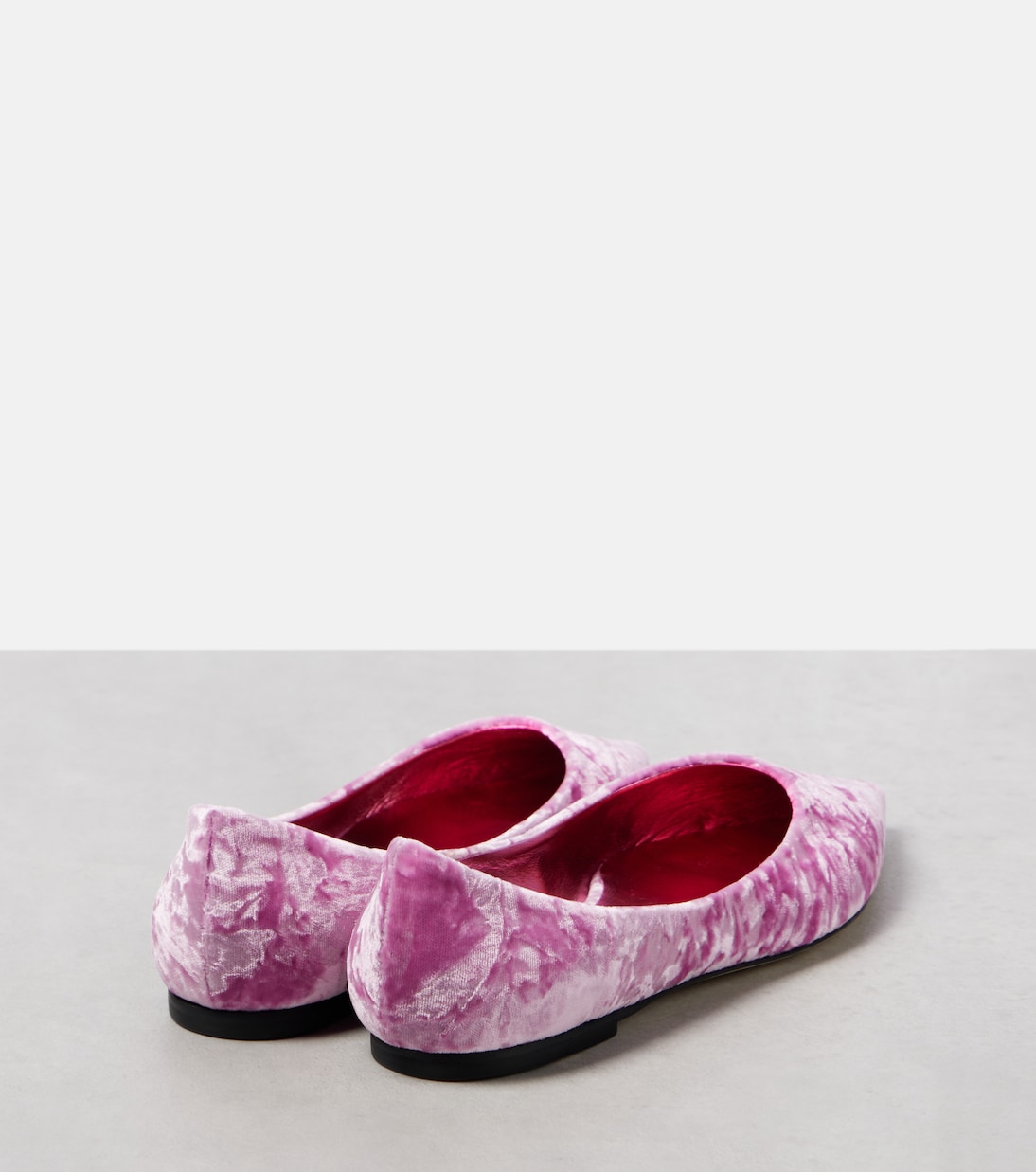 Love velvet ballet flats | Jimmy Choo