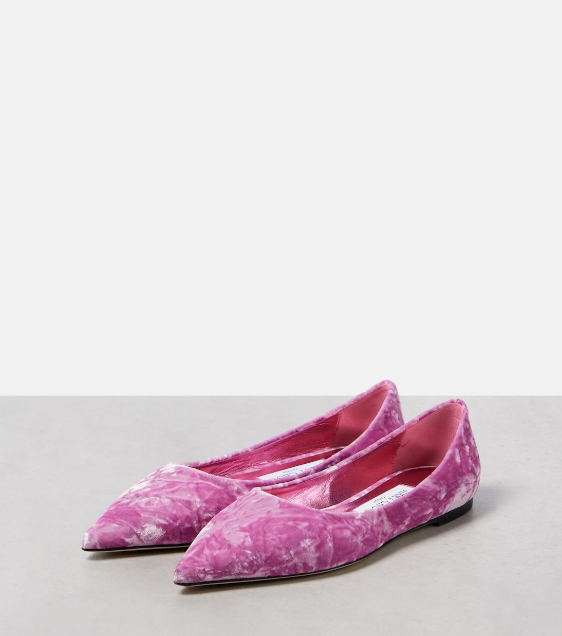 Love velvet ballet flats | Jimmy Choo