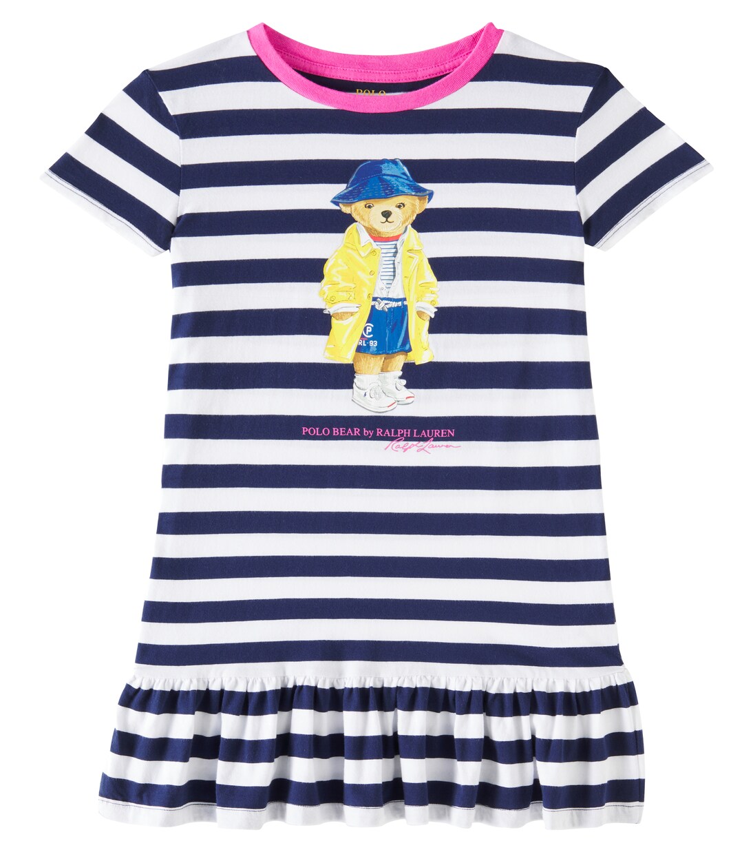 Polo Bear striped cotton polo dress | Polo Ralph Lauren Kids