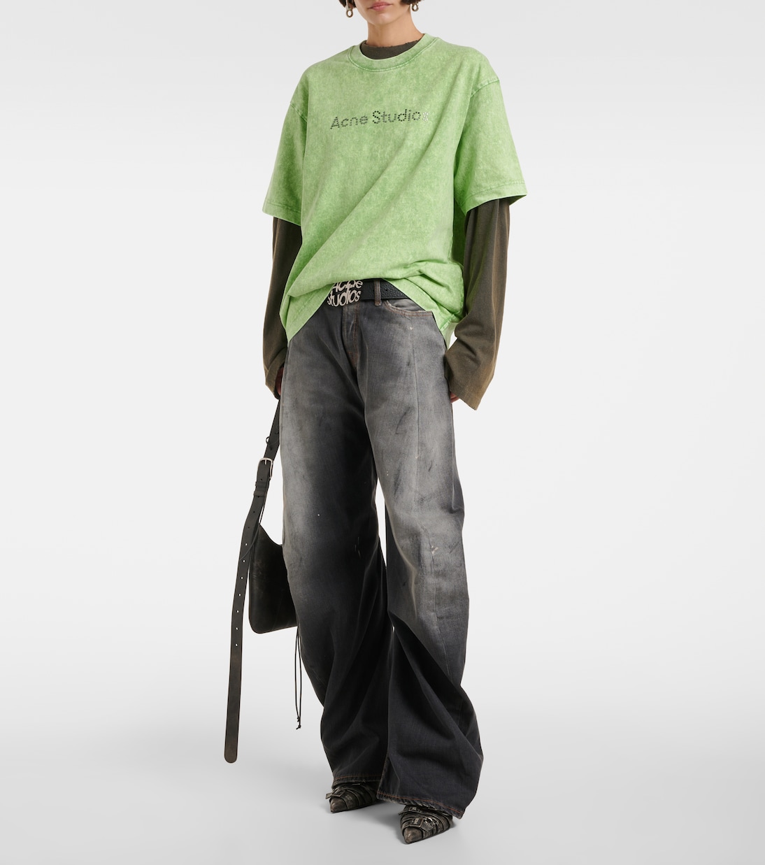 2006F distressed low-rise wide-leg jeans | Acne Studios