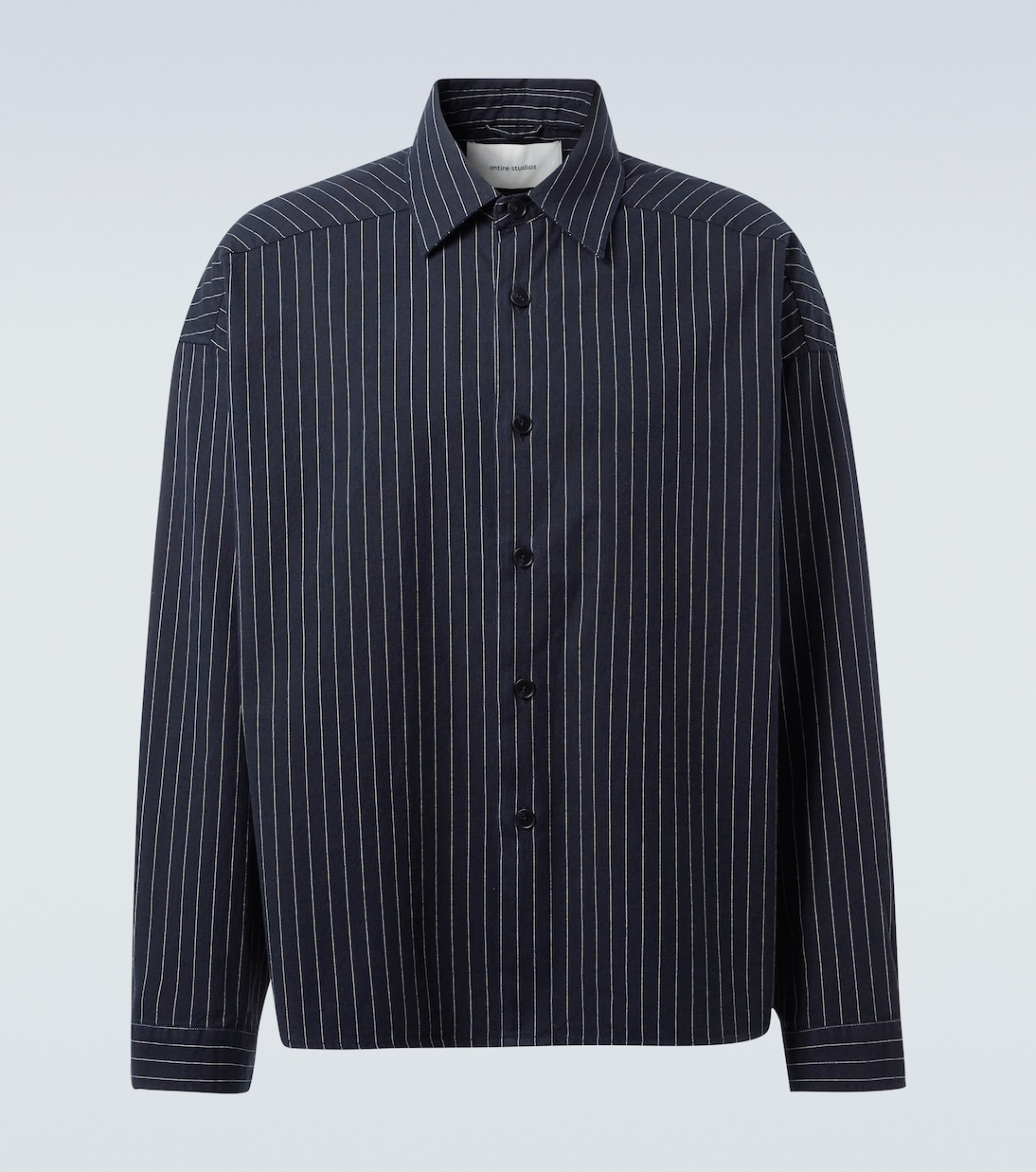 Miller striped cotton shirt | Entire Studios