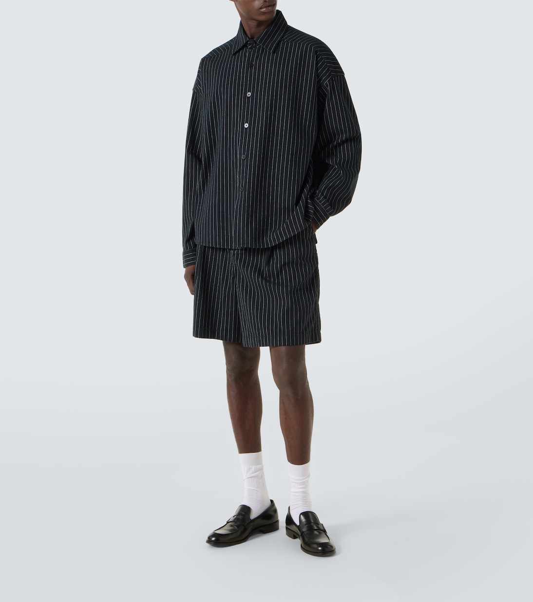 Miller striped cotton shirt | Entire Studios