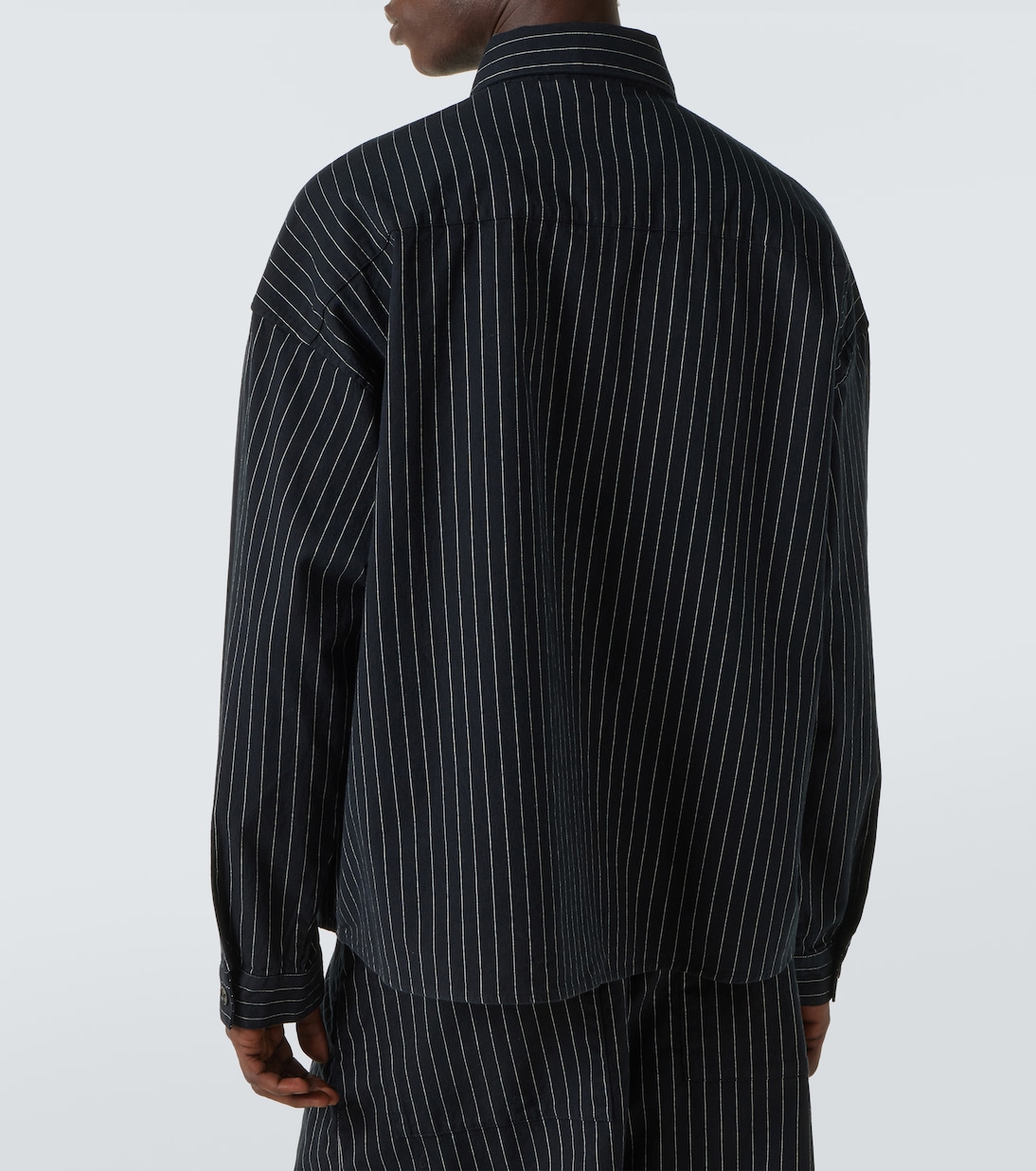 Miller striped cotton shirt | Entire Studios