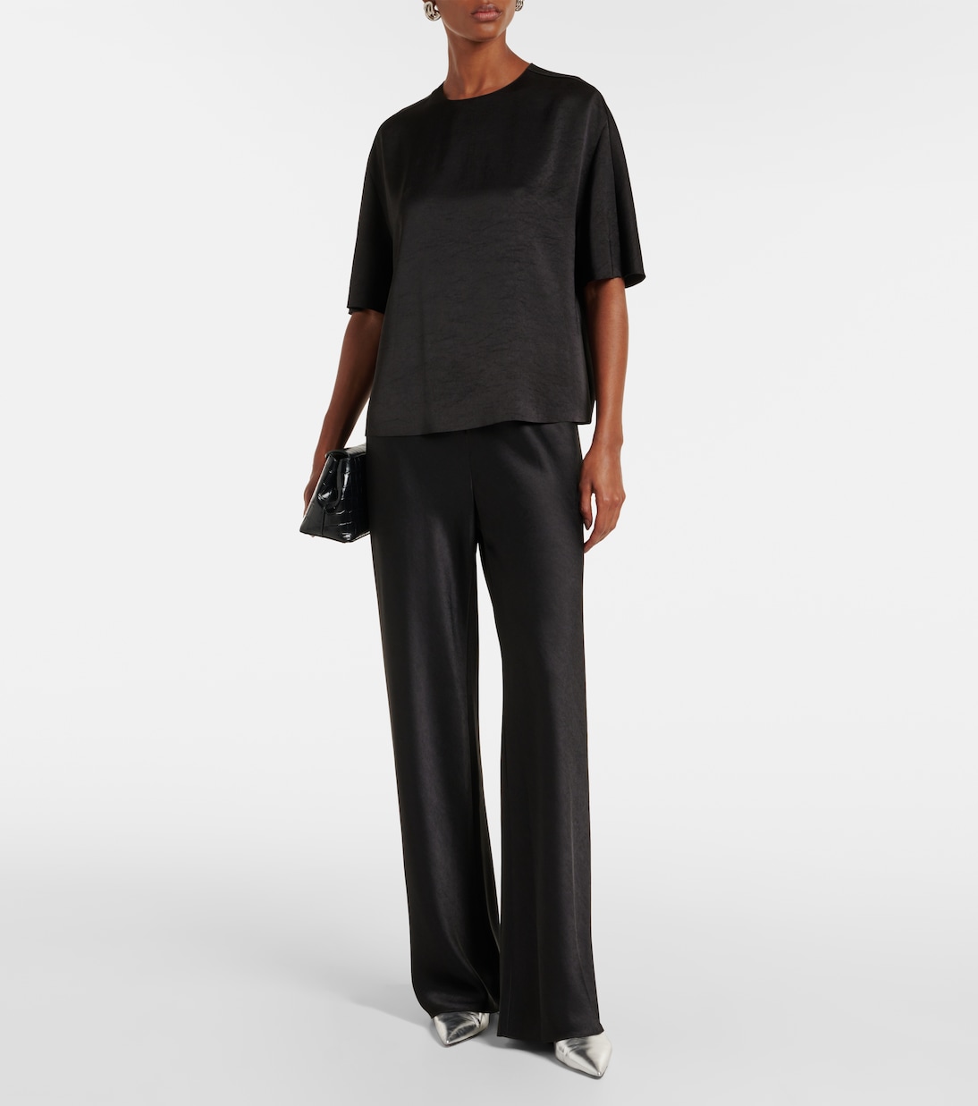 Satin T-shirt | Vince