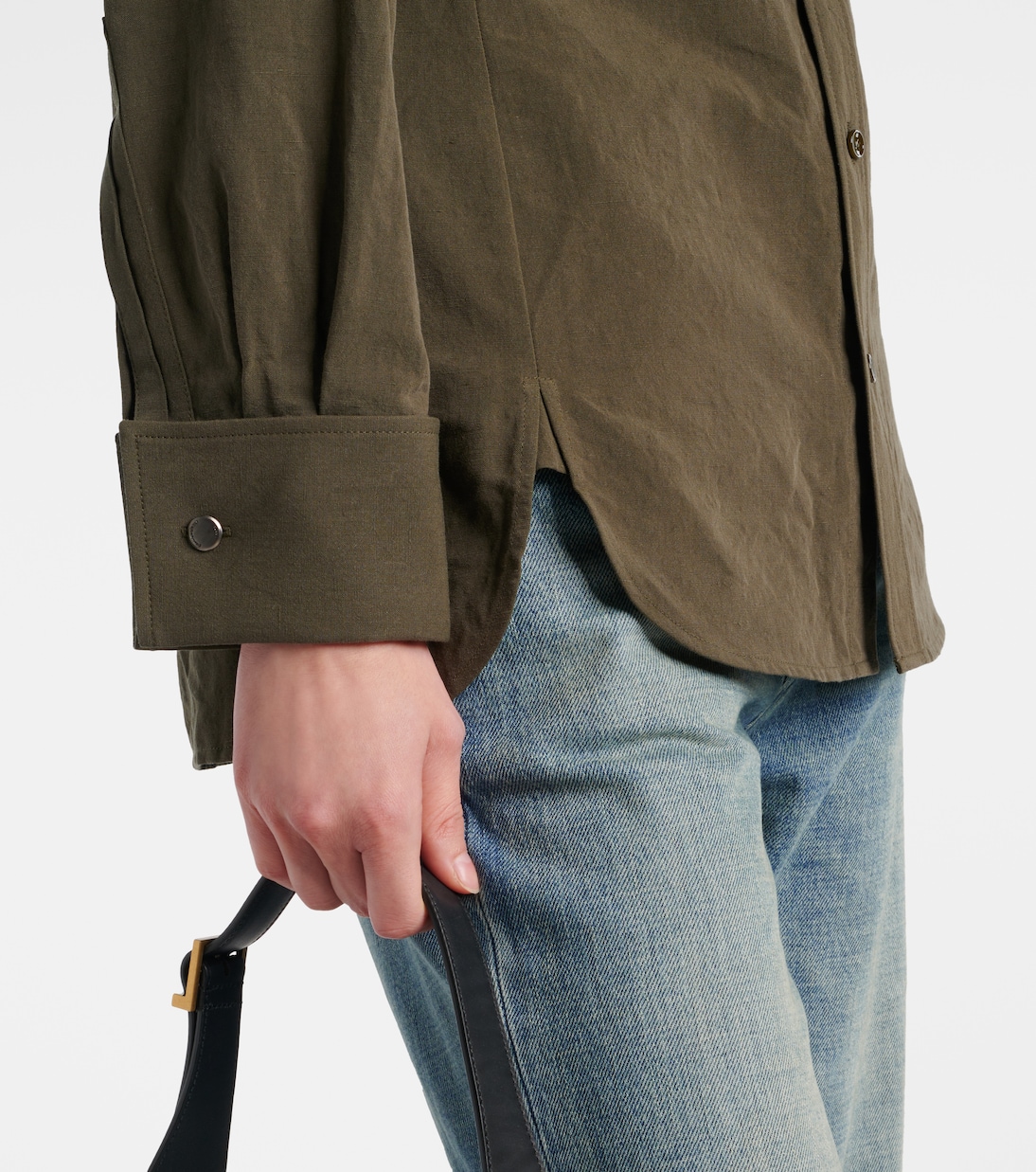 Hemd Cassandre aus Baumwolle und Leinen | Saint Laurent