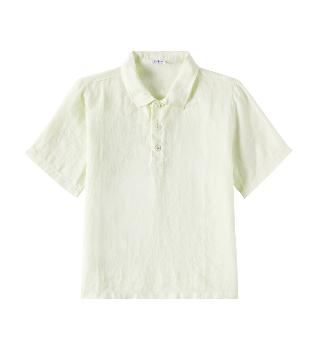 Linen polo shirt | Il Gufo
