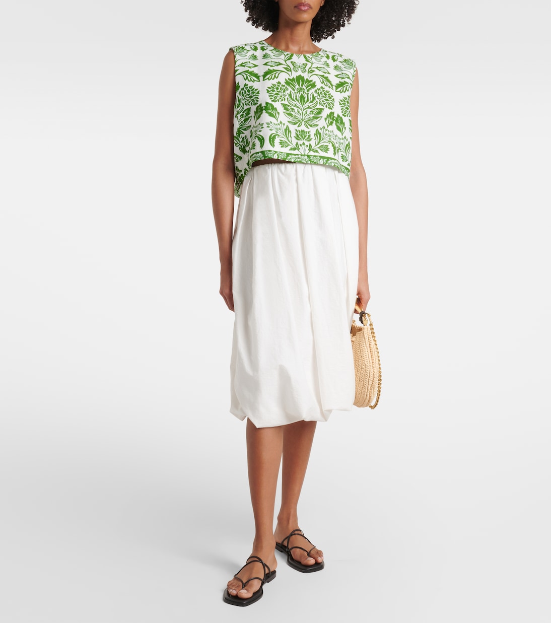 Top Delicate Tapestry aus einem Leinengemisch | Farm Rio