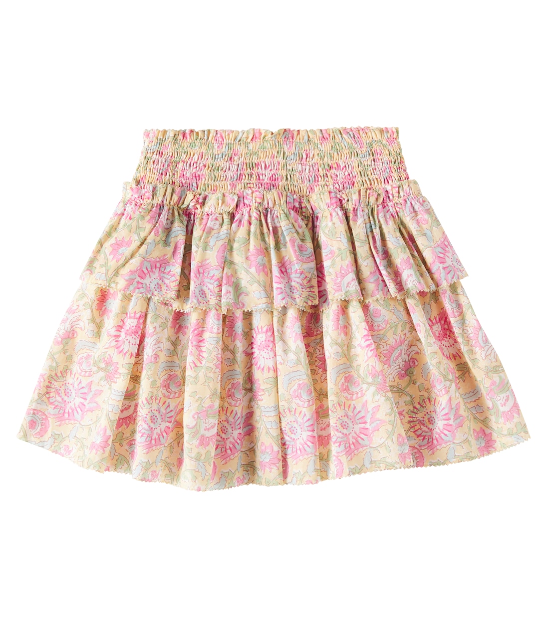 Jupe Roumia en coton à fleurs | Louise Misha