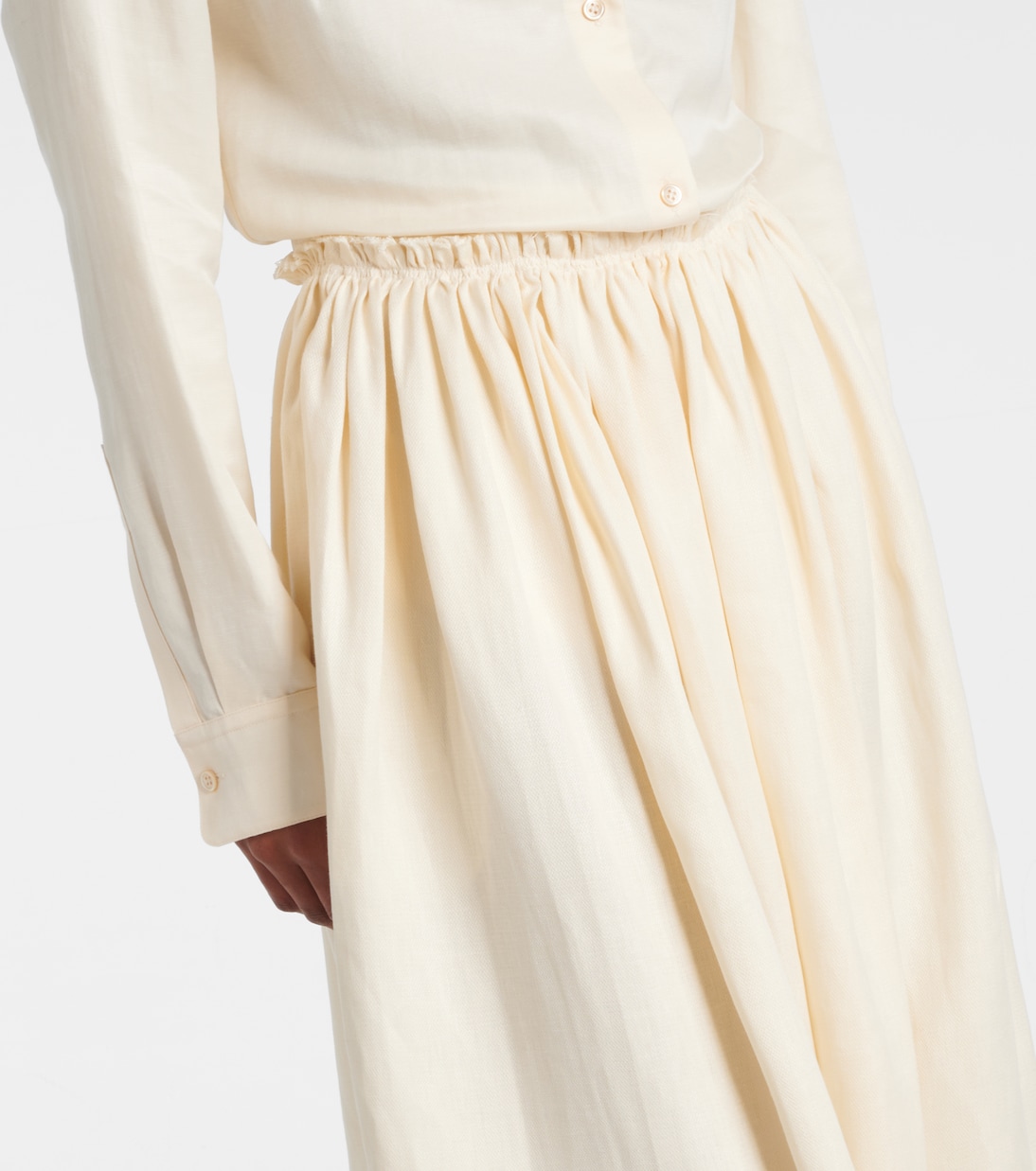 Midirock Chiara aus Leinen | Gabriela Hearst