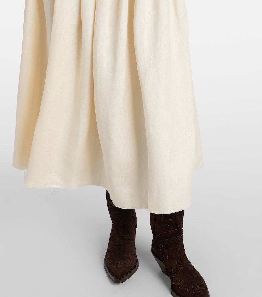 Midirock Chiara aus Leinen | Gabriela Hearst