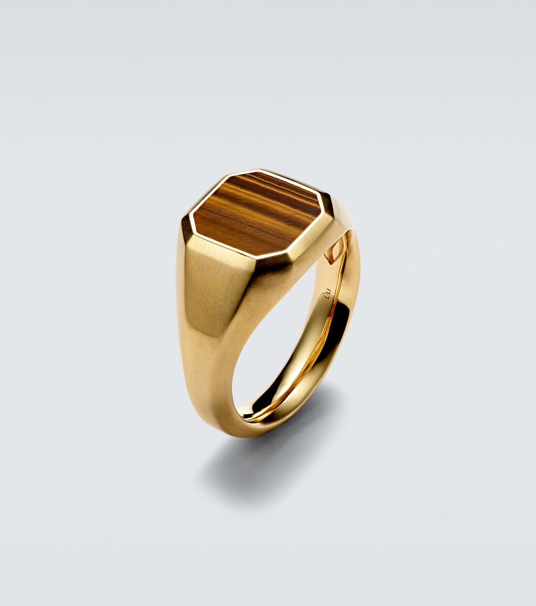 Streamline® 18kt gold ring with tiger's eye | David Yurman