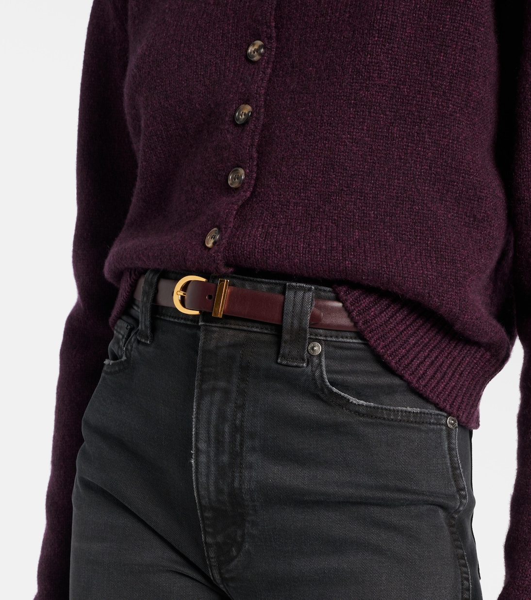 Ceinture Luna en cuir | Khaite