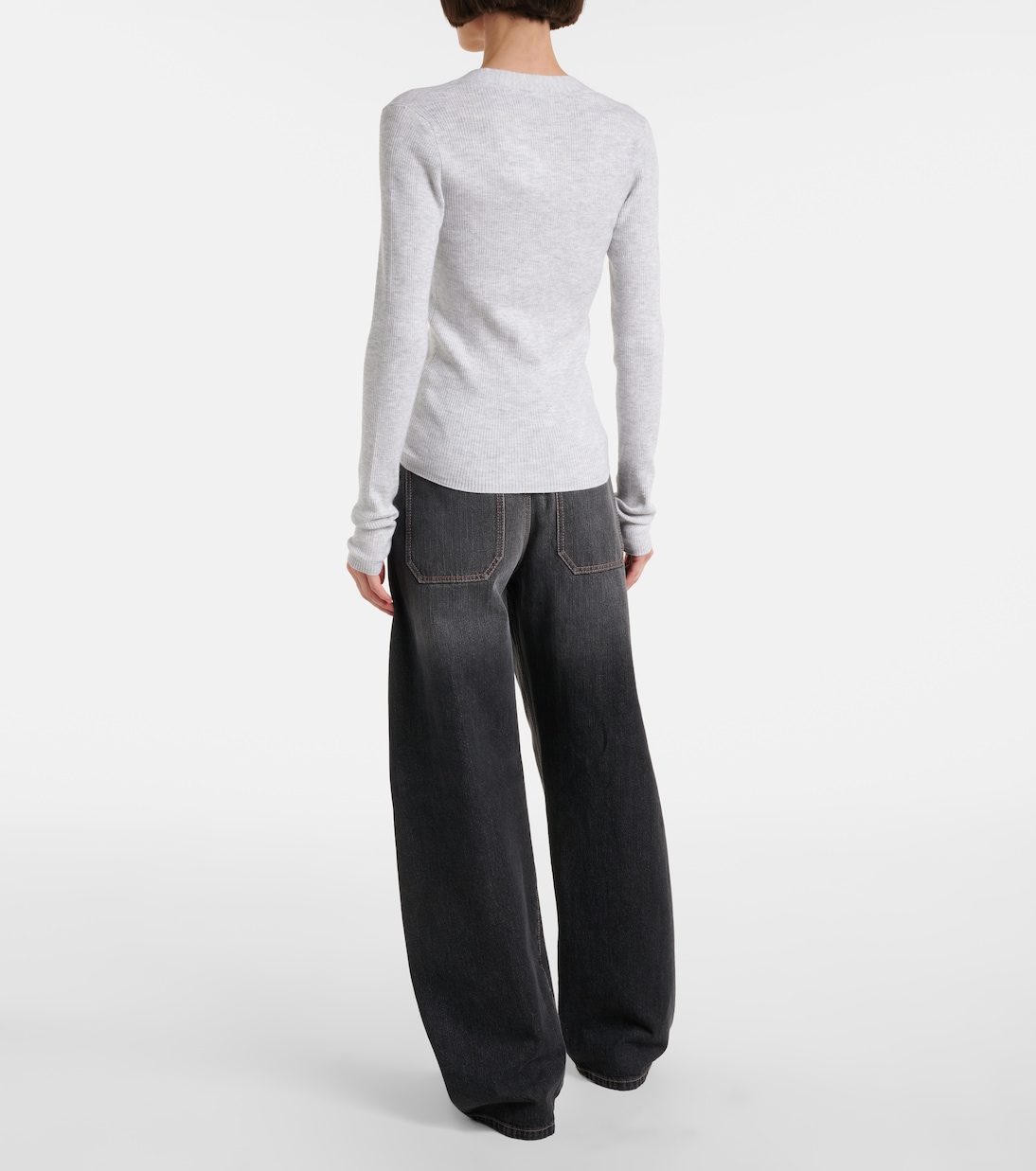 Ribbed-knit cardigan | Brunello Cucinelli