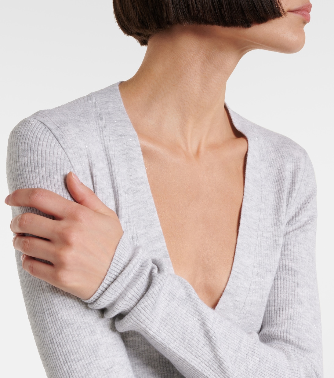 Ribbed-knit cardigan | Brunello Cucinelli