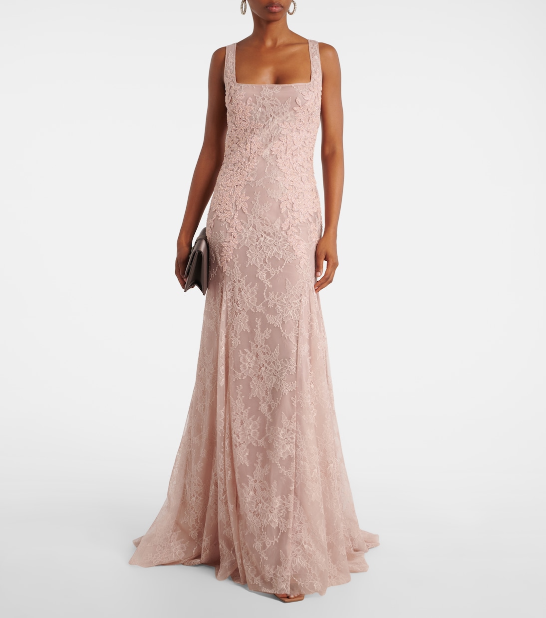 Elysia embellished lace gown | Costarellos