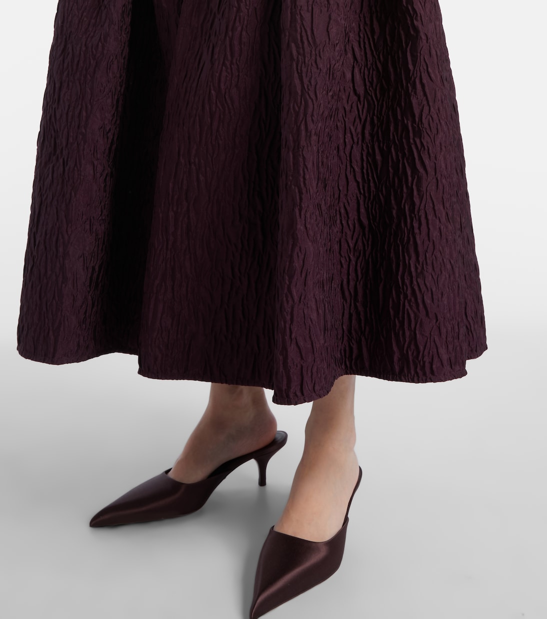 Aya smocked cloque midi dress | Roksanda