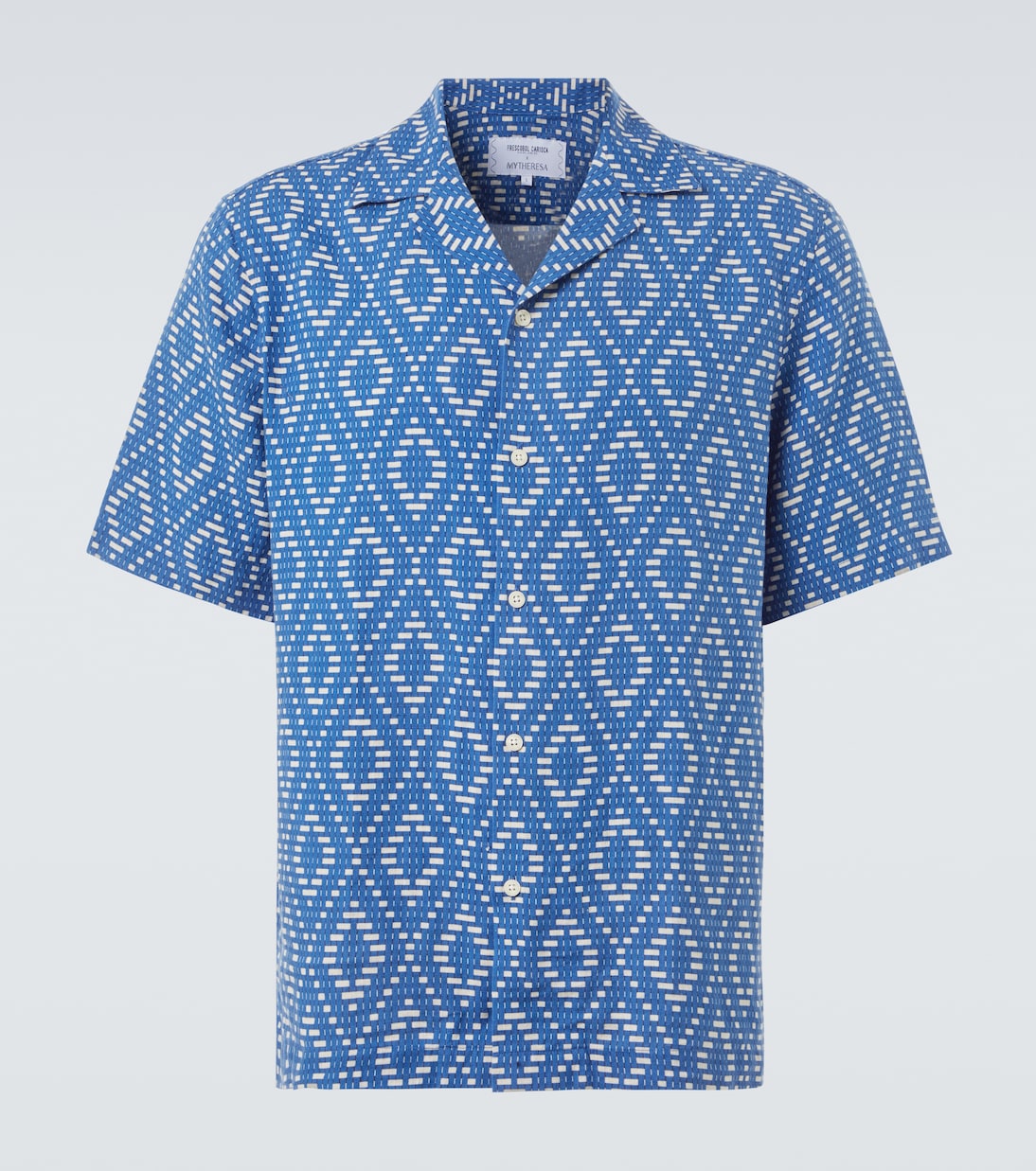 Camicia Roberto in lino con stampa | Frescobol Carioca