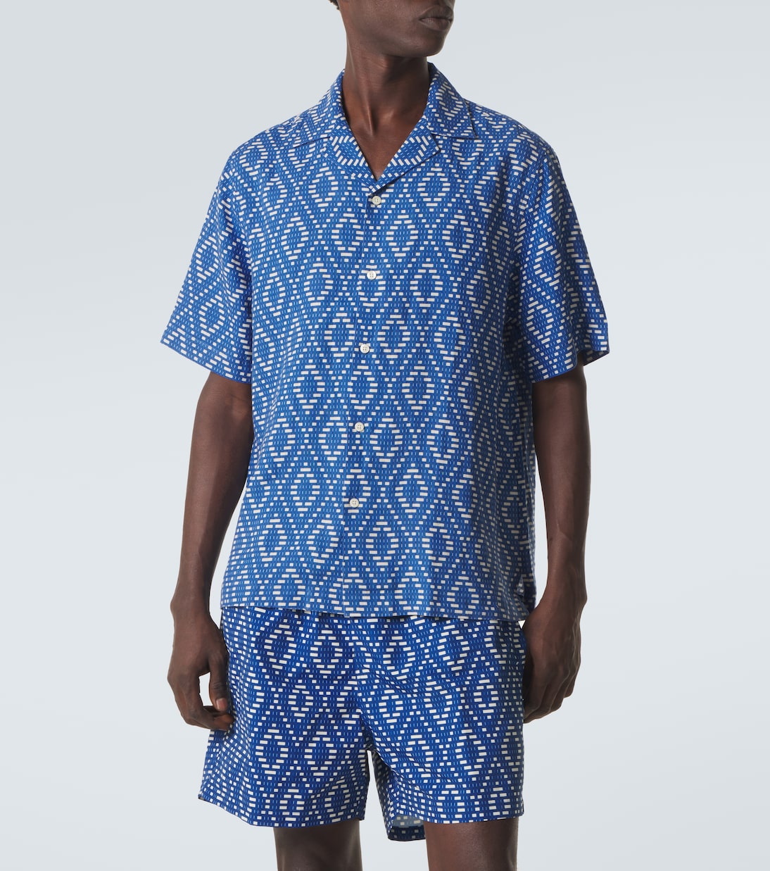 Camicia Roberto in lino con stampa | Frescobol Carioca