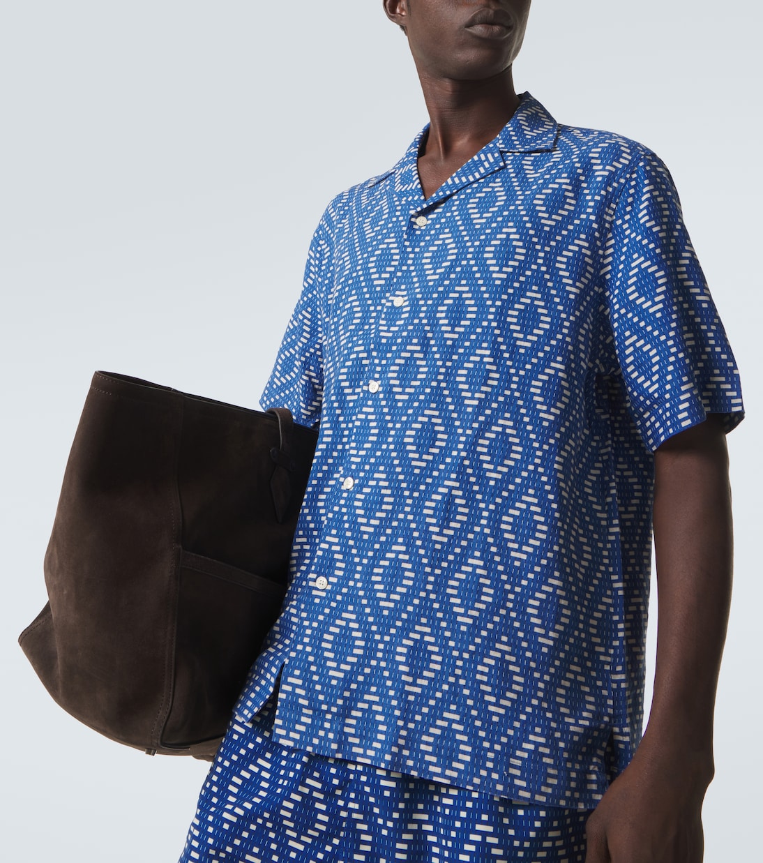 Camicia Roberto in lino con stampa | Frescobol Carioca