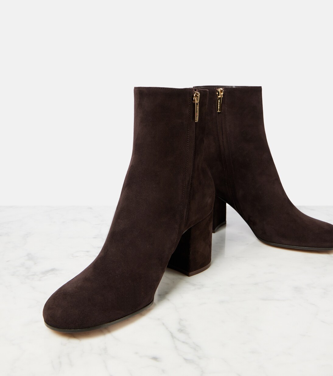 Joelle 70 suede ankle boots | Gianvito Rossi