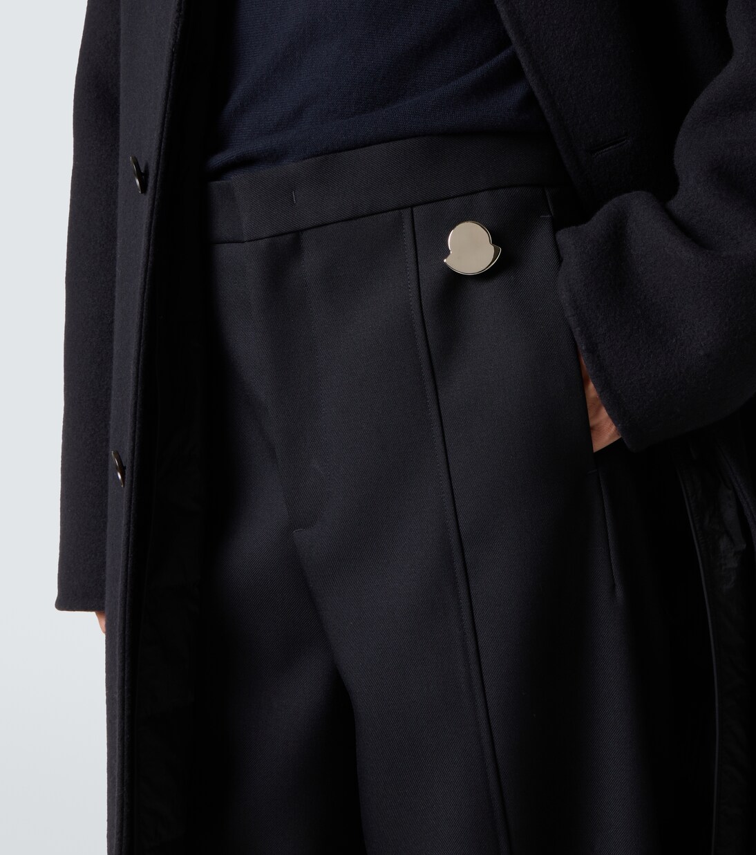 + Jil Sander wool wide-leg pants | Moncler Genius