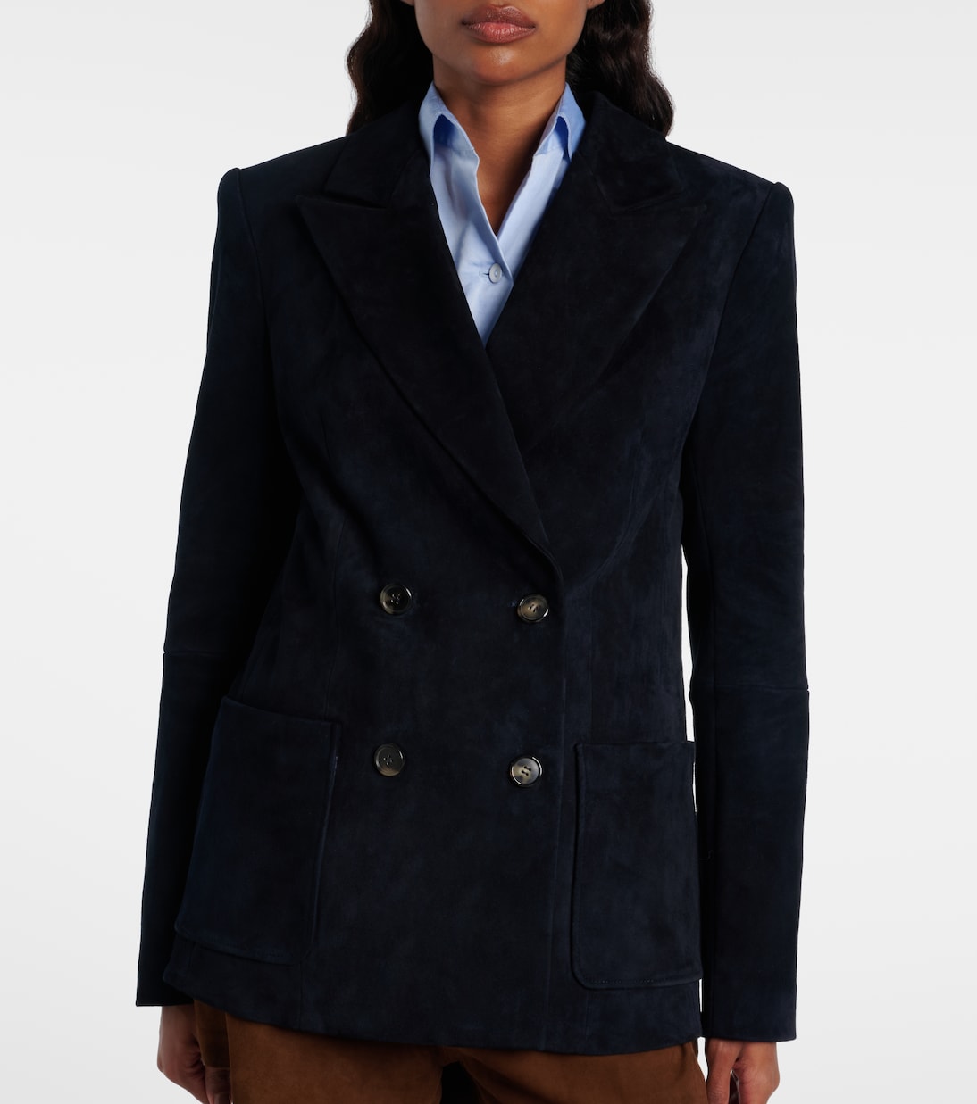 Blazer aus Veloursleder | Stouls