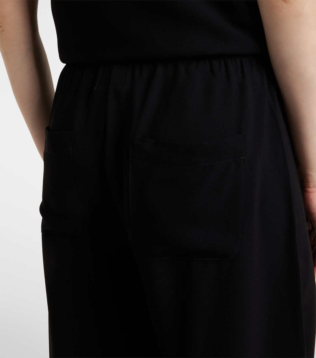 Pantalon droit Ari en crêpe | Leset