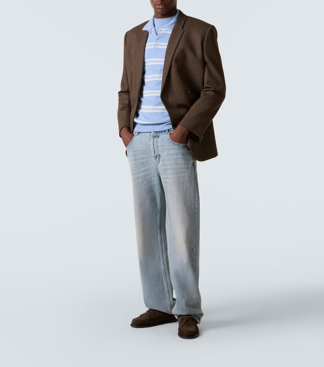 Polo Mr Swansea de cachemir a rayas | Arch4