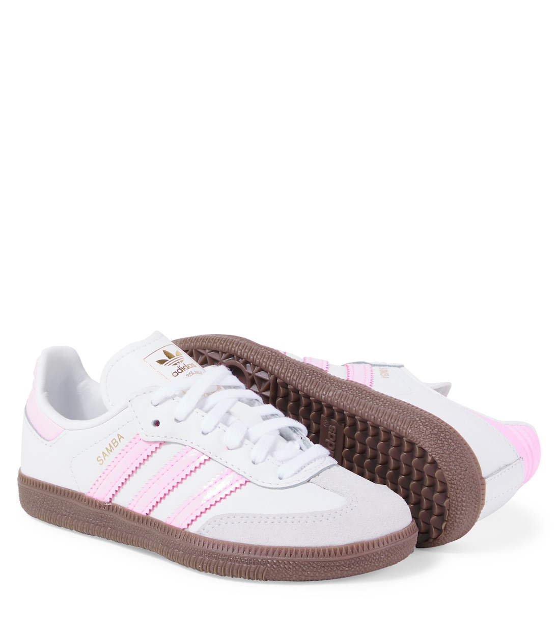 Samba suede and leather sneakers | Adidas Originals Kids
