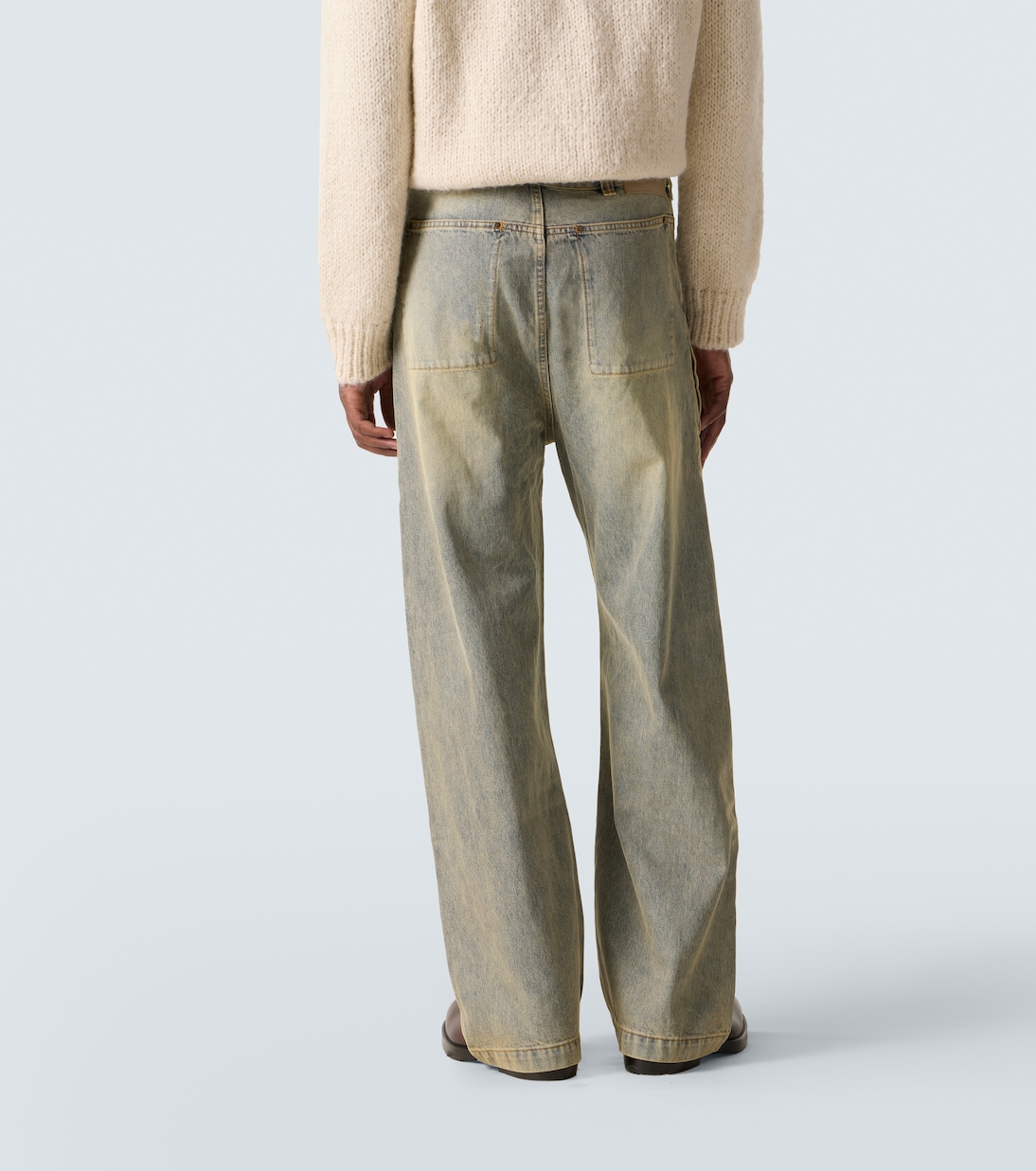 Faded straight jeans | Entire Studios